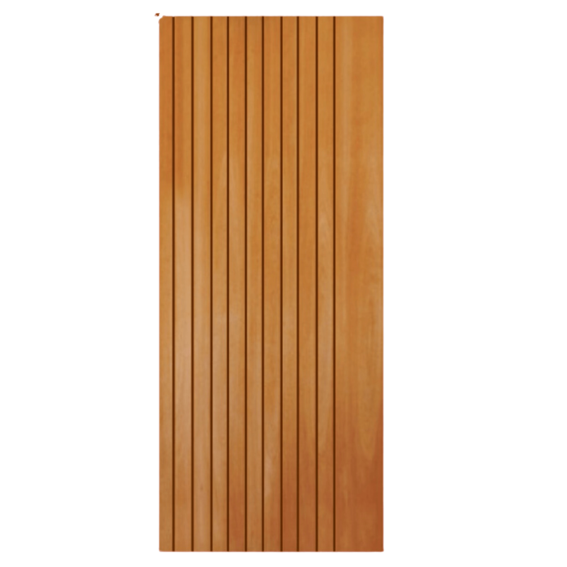 قشرة ارو طبيعي  mdf باب خشبي